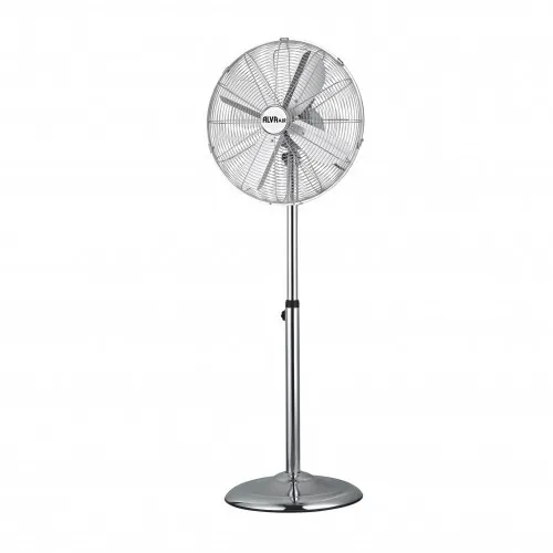 Alva 40cm Metal Pedestal Fan Silver